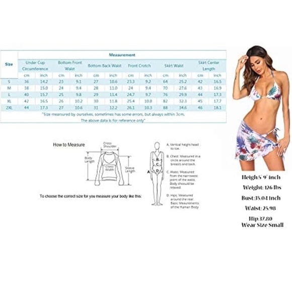 NEW Ekouaer Large Triangle Bikini Set Cover Up Tie Dye Animal Print Pastel Pool - Picture 3 of 16